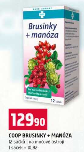 COOP BRUSINKY + MANÓZA 12 sáčků