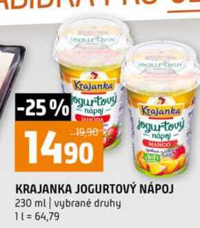 KRAJANKA JOGURTOVÝ NÁPOJ 230 ml