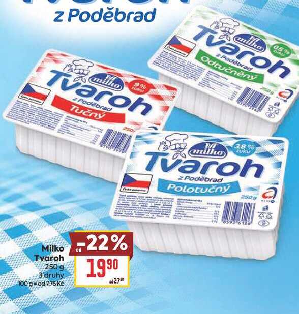 Milko Tvaroh 250 g 