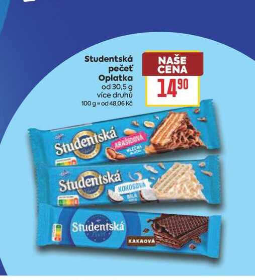 Studentská pečeť Oplatka od 30,5 g