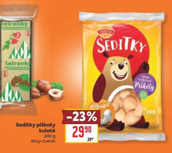 Seditky piškoty kulaté 240 g 