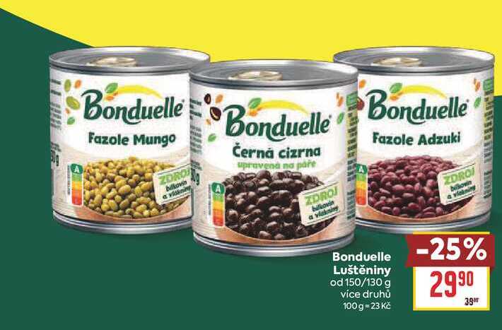 Bonduelle Luštěniny od 150/130 g