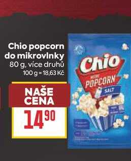 Chio popcorn do mikrovlnky 80 g