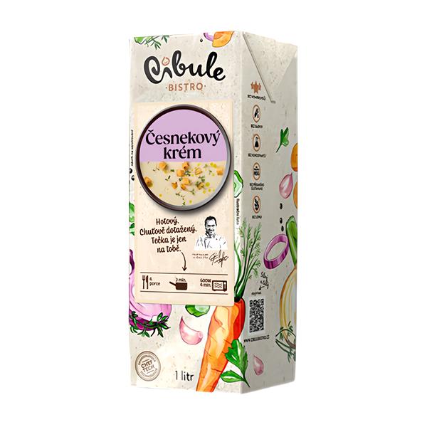 Cibule Bistro Česnekový krém