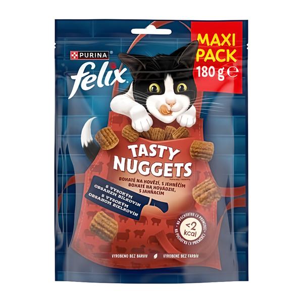 Felix Tasty Nuggets pamlsky pro kočky hovězí, jehněčí