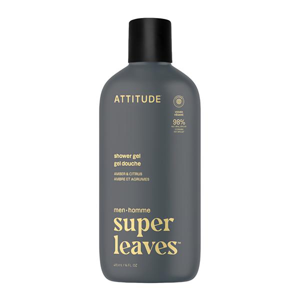 Attitude Pánské sprchový gel Super leaves - Amber a Citrus