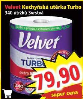 Velvet Kuchyňská utěrka Turbo