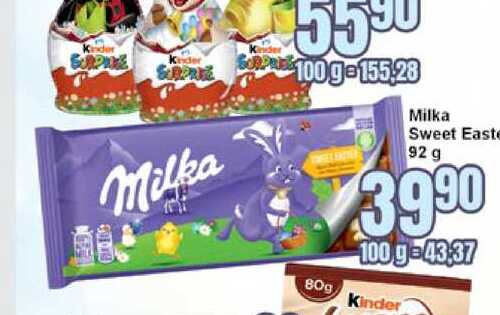 Milka Sweet Easter 92 g 