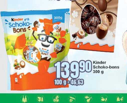 Kinder Schoko-Bons čokoládové bonbony z mléčné čokolády s mléčnou a lískooříškovou náplní 300g