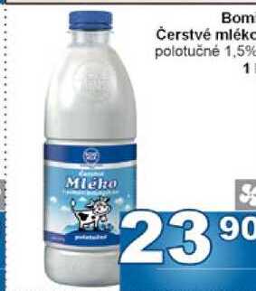Bome Čerstvé mléko polotučné 1,5% 1l