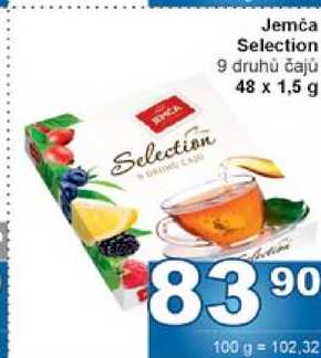 Jemča Selection 9 druhů čajů 48 x 1,5 g