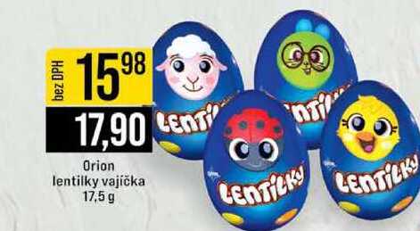 Orion lentilky vajíčka 17,5 g
