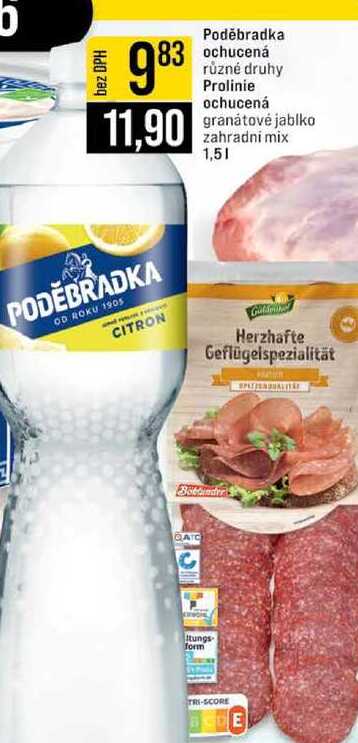 Prolinie ochucená granátové jablko zahradni mix 1,5l