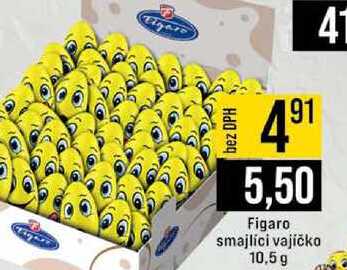 Figaro smajlíci vajíčko 10,5 g 