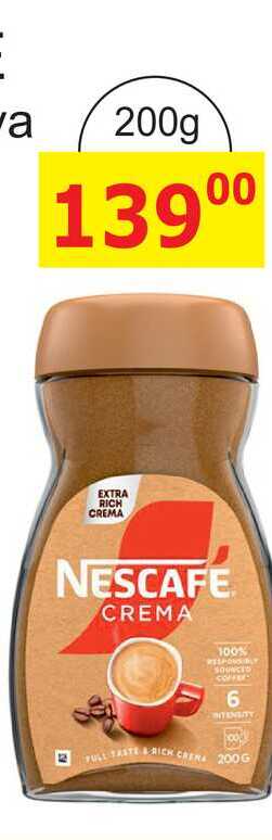 instantní káva Nescafé Crema 200g