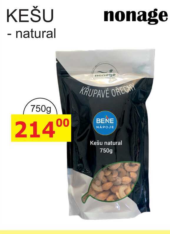nonage KEŠU - natural750g