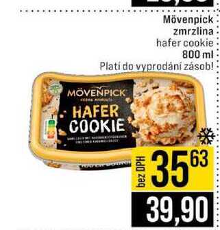 Mövenpick zmrzlina hafer cookie 800 ml
