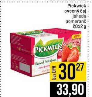 Pickwick ovocný čaj jahoda pomeranč 20x2g