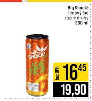 Big Shock! ledový čaj různé druhy 330 ml 