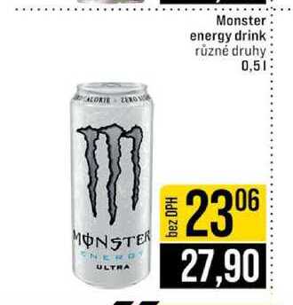 Monster energy drink různé druhy 0,5l
