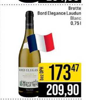 Brotte Bord Elegance Laudun Blanc 0,75l