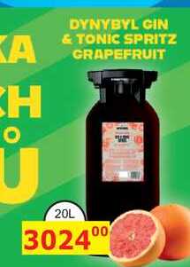 DYNYBYL GIN & TONIC SPRITZ GRAPEFRUIT 20L