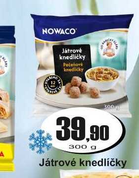 NOWACO Játrové knedlíčky 300 g
