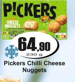Pickers Chilli Cheese Nuggets 230 g