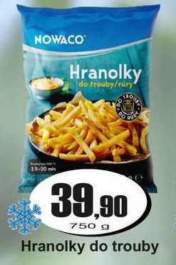 Hranolky do trouby 750 g