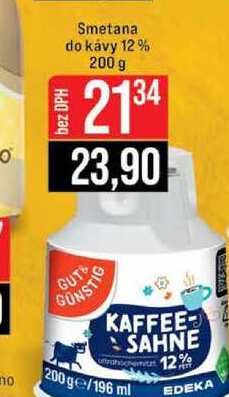 Smetana do kávy 12% 200 g