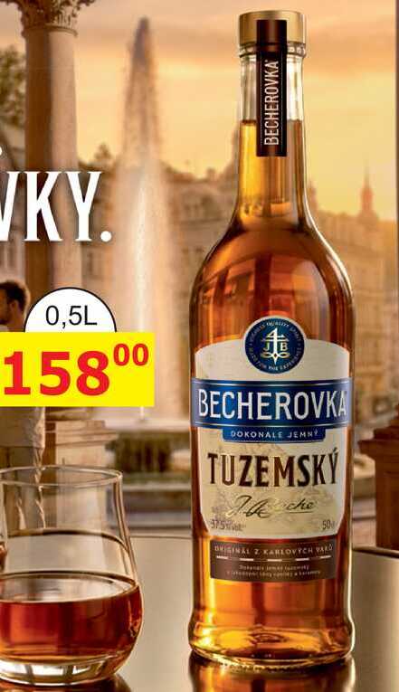 BECHEROVKA DOKONALE JEMNÝ TUZEMSKÝ 37,5% 0,5l