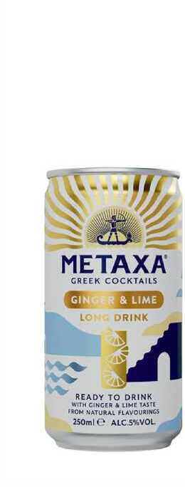 METAXA GINGER & LIME 250ml