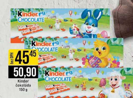Kinder čokoláda 150 g 