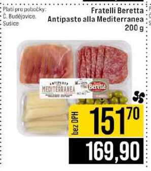 Fratelli Beretta Antipasto alla Mediterranea 200 g