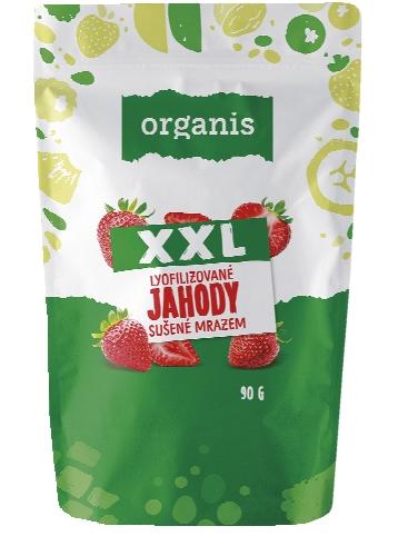 Organis Jahody sušené mrazem XXL, 90 g