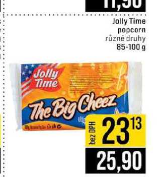 Jolly Time popcorn různé druhy 85-100 g