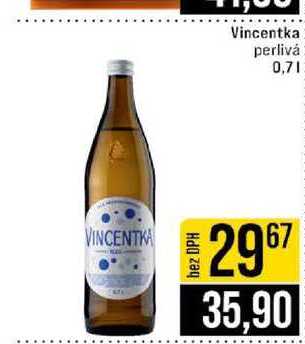 Vincentka perlivá 0,7l