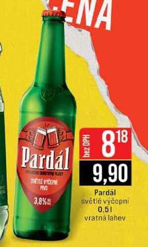 Pardál světlé výčepní 0.5l vratná lahev