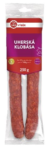 VÁŠ VÝBĚR Uherská klobása, 250 g
