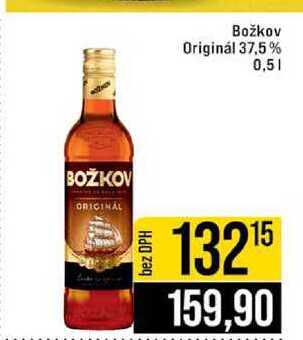 Božkov Originál 37,5% 0,5l