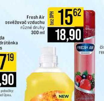 Fresh Air osvěžovač vzduchu různé druhy 300 ml