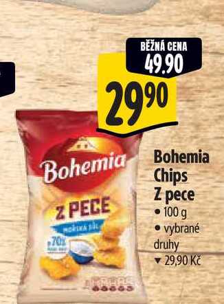   Bohemia Chips Z pece 100 g 
