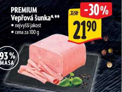 PREMIUM Vepřová šunka 100 g