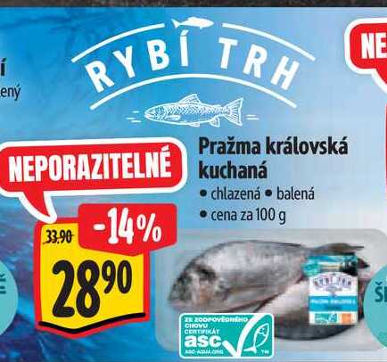   Pražma královská kuchaná 100 g