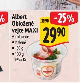 Albert Obložené vejce MAXI  150 g