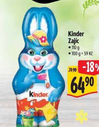 Kinder Zajíc 110 g