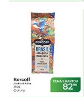 Bercoff zrnková káva 250 g