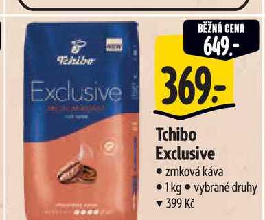 Tchibo Exclusive zrnková káva 1kg