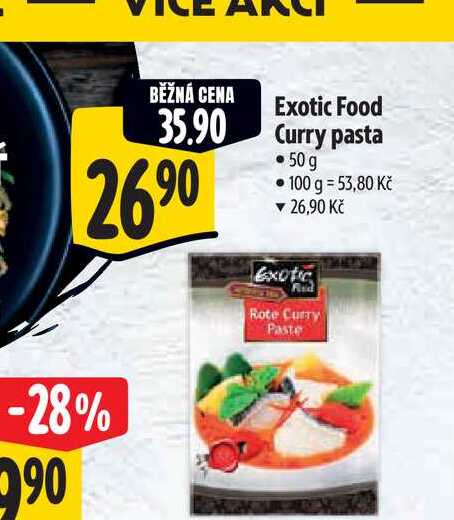 Exotic Food Curry pasta 50 g