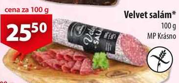 Velvet salám, 100 g